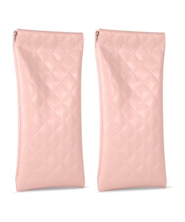 Face Ice Roller Storage Cosmetic Storage Bag for Facial Roller and Face Massager Easy to Carry and Help You Manage Your Space (Pink)