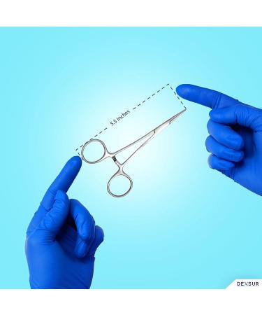 DEXSUR Precision Kelly Hemostat Forceps Clamp 5.5 Straight Stainless Steel - Silver - Buy Online on GoSupps.com