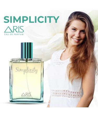 ARIS Simplicity Eau de Parfum Spray | EDP Women's Fragrance| Cologne for Women | Perfumes for Women | Jasmine and Patchouli Fragrance | Long-lasting Perfume for Women | Travel Size | 100ml - Buy Online on GoSupps.com
