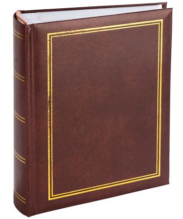 Classic 6x4 Photo Album - Easy to Fill Slip in Method & Book Bound Fotoalbum | Store 100/200 / 300 Pictures in a Traditional & Timeless Design Photograph Album Idea (Brown 300 Pictures) 300 Pictures Brown