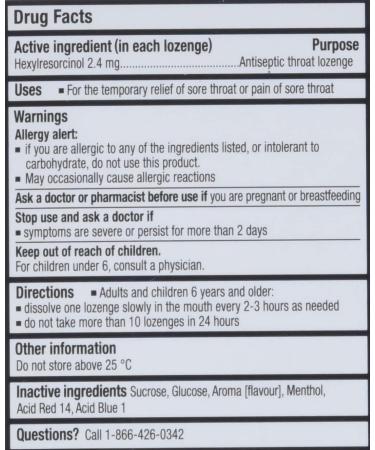 Strepsils Fast and Effective Relief for Sore Throat Lozenges Black Current 36 count - Buy Online on GoSupps.com