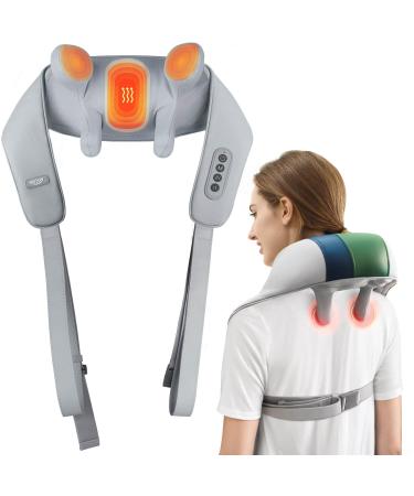 AllJOy neck massage device with warmth wireless shiatsu 4d experts knead massager for neck back legs shoulder shoulder massage device relief gifts for men women