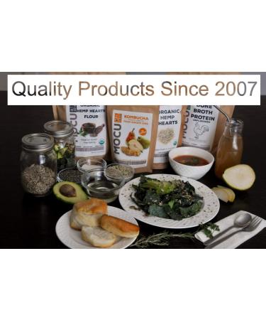 USA Grown Organic Hemp Hearts (Hulled Hemp Seeds) - 3 LB Bag - Raw, Non-GMO, Vegan, Gluten-Free - Cold Stored for Maximum Nutrition - Packaging May Vary - Buy Online on GoSupps.com