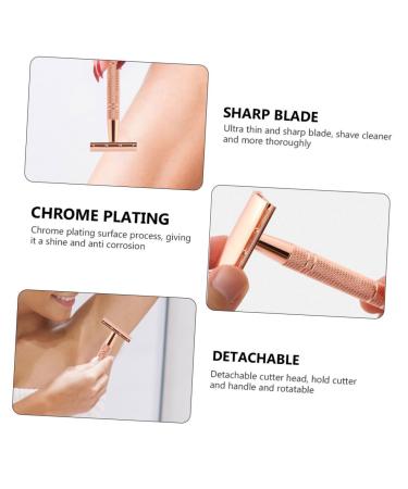 FOMIYES Old Style Men's Razor - Zinc Alloy Double-Sided Safety Shaver for Men & Women - Buy Online on GoSupps.com