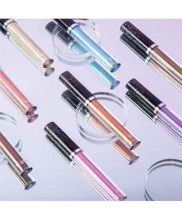 12-Color Liquid Eyeshadow Set - Glitter Shimmer and Smoke - Waterproof & Fast Drying Makeup Kits - Buy Online on GoSupps.com