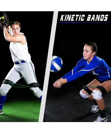 Leg Speed & Agility Resistance Bands - Enhance Athletic Performance & Fitness for All Ages - 4 Levels Stretch Strap Digital Training Series - Buy Online on GoSupps.com