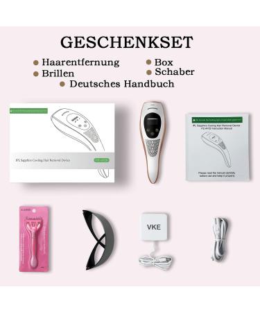 IPL Hair Removal Devices for Men & Women - Painless Laser Hair Removal with 999 999 Pulses for Face Body Bikini & Underarms - Buy Online on GoSupps.com