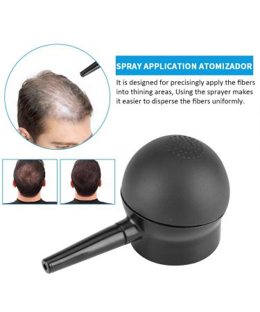 Professional Hair Fibers for Thinning Hair - Natural Keratin Hair Powder & Spray Applicator | Hair Loss Concealer for Men & Women (Medium Brown) - Buy Online on GoSupps.com