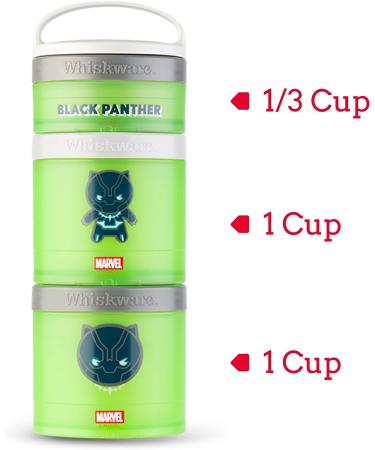 Whiskware Captain America Snack Cups for Kids | 3 Stackable Containers for School and Travel - Buy Online on GoSupps.com