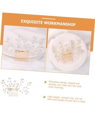 DOITOOL Sweet Rhinestone Hair Accessories Crystal Headpiece Hair Toppers for Women Blue Beads Bridal Hair Womens Hair Accessories Tiara Bride Metal Wig European and American - Buy Online on GoSupps.com