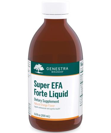 Genestra Brands Super EFA Forte Liquid | Fish Oil Formula to Support Cognitive Cardiovascular and Joint Health | Natural Orange Flavor | 6.8 fl. oz. 6.8 Fl Oz (Pack of 1)