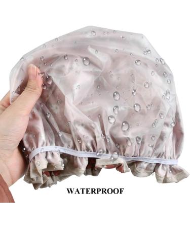 Shop Fororeh Waterproof Shower Hood for Women - 4PCS Reusable Elastic Caps for Spa & Salon - Buy Online on GoSupps.com