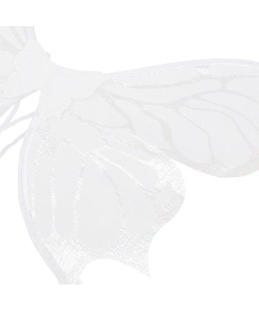 ibasenice Girls Wings Fairy Wings Butterfly Wing Dress Up Butterfly Wing Prop Elegant Style Butterfly Wing White - Buy Online on GoSupps.com