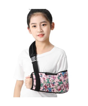Ledhlth Soft Foam Arm Sling Butterfly for Shoulder Kids Toddler Arm Support Brace for Broken Collarbone Children Shoulder Immobilizer for Shoulder Injury (Kids S)