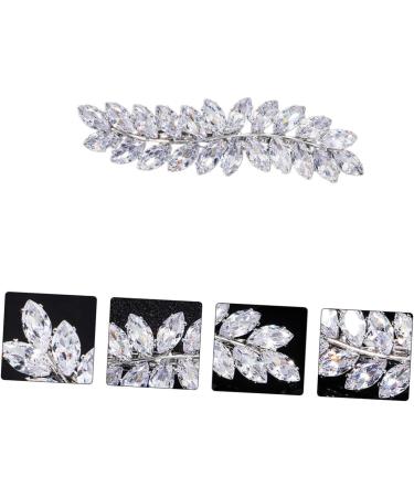 Mikinona 1pc Half up Hair Clip Wedding Decor Girl Hair Clip Hair Diamonds Crystal Hair Vintage Decor Bling Hair Barrettes Wedding Hair Pins Bridal Flower Comb Spiral Bride Zircon Headband - Buy Online on GoSupps.com