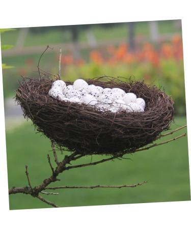 Buy Wofashpuret Artificial Spring Branches & Bird Nest Decor - 20cm Floral Moss Decoration for Home & Garden - Buy Online on GoSupps.com