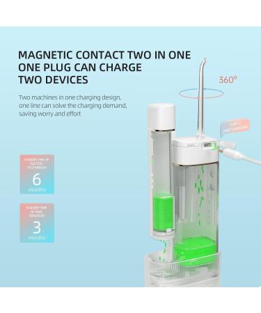 Dental Kit - Cordless Water Flosser & Electric Toothbrush Combo for Braces - Ultimate Oral Care Solution - Fast International Shipping - Buy Online on GoSupps.com