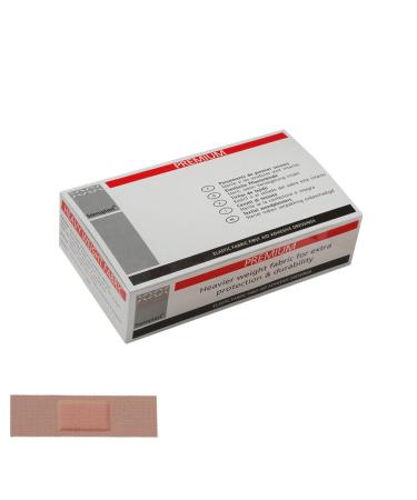 Steroplast Premium Heavyweight Fabric Plasters 7.5cm x 2.5cm (100pk) 100 Count (Pack of 1)