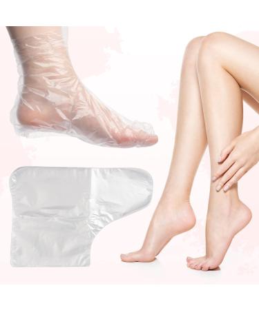 PROUSKY 100 Pack Disposable Booties for Paraffin Wax Bath - Pedicure & Spa Wax Treatment - Buy Online on GoSupps.com
