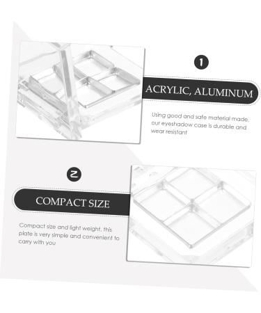 Healeved Highlighter 2 Sets eyeshadow eye shadow empty tray storage cases cosmetic Acrylic Packaging material - Buy Online on GoSupps.com