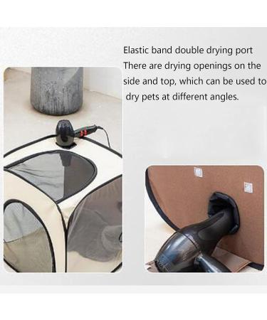 MAZLJ Pet Dryer Pet Hair Dryer Cage Pet Drying Box Pet Dog Hair Dryer Cat Bath Drying Bag Pink 52cm - Buy Online on GoSupps.com