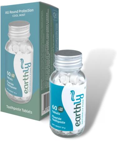 Cool Mint Fluoride Toothpaste - 90 Tablets | All Round Protection for Fresh Breath & Healthy Teeth | International Shipping Available - Buy Online on GoSupps.com