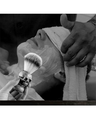 Skull-Head Shaving Brush Set | Stylish Dead Head Razor Brush | Best Gifts for Men - Buy Online on GoSupps.com