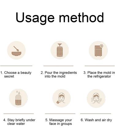 Buy Ice Facial Roller Set - 2 Elastic Ice Rollers for At-Home Use | Purple Color | Best Cooling Massage Tool for Glowing Skin - Buy Online on GoSupps.com