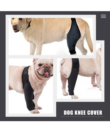 ORFOFE Puppy Knee Leg Supplies Dog Leg Braces for Hindleg Dog Leg Cover Knee for Dogs Dog Knee Cover Dog Injured Knee Dog Foreleg Brace Dog Leg Knee S As Shown - Buy Online on GoSupps.com