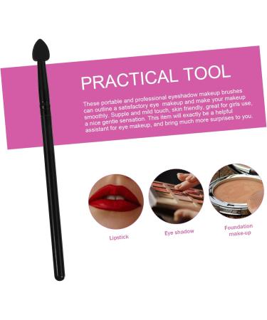 FOYTOKI 5pcs Portable Eyeshadow Black Creative Lip Applying for Glitter Liquid Multifunctional 13x1cm Black - Buy Online on GoSupps.com