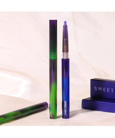 Purple Blue Gold Glitter Eyeliner Pencil - Waterproof Mermaid Makeup - Long-Lasting Metallic Highlight 03 - Buy Online on GoSupps.com