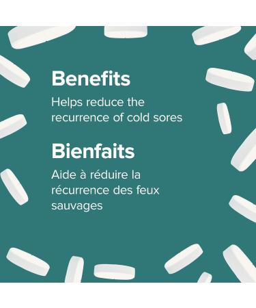 Webber Naturals L-Lysine 1000 mg 60 Tablets Prevents Cold Sores Vegan - Buy Online on GoSupps.com