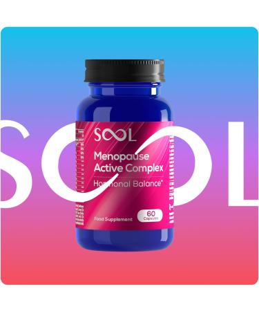 SOOL Complexe Actif pour la M nopause 60 G lules avec Phytoestrog nes et Vitamines | quilibre Hormonal Clart Mentale Bien- tre la Mi-Vie - Buy Online on GoSupps.com