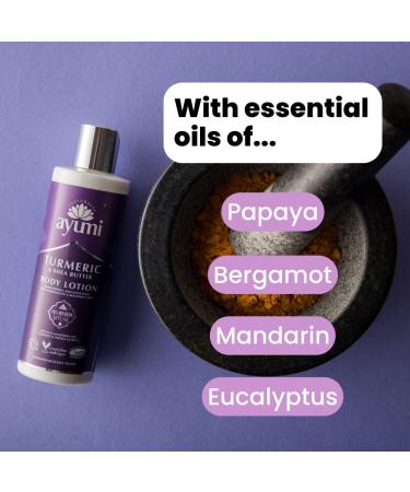 Ayumi Turmeric & Shea Butter Body Lotion | Vegan Cruelty-Free Dermatologically Tested | 250ml - International Shipping Available - Buy Online on GoSupps.com