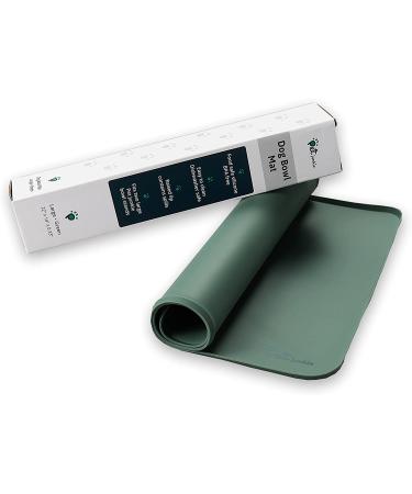 Pet Junkie Silicone Dog Bowl Mat - Waterproof Feeding Placemat for Pets - Green - Buy Online on GoSupps.com