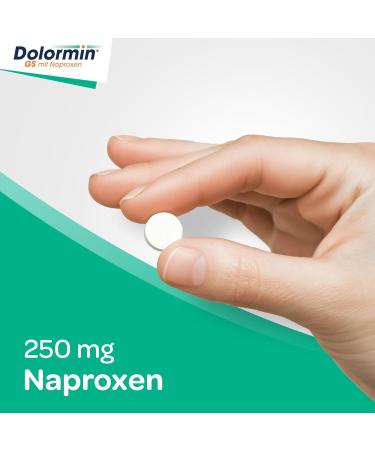 Dolormin GS for Joint Pain - Fast Relief with Naproxen - 30 Tablets - Osteoarthritis Support - Up to 12 Hours of Relief - Buy Internationally - Buy Online on GoSupps.com