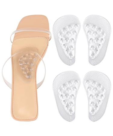 Arch Support Inserts Gel Arch Support for Flat Feet Arch Pain and Plantar Fasciitis Relief Arch Pad for Arch Support and Pressure Relief - 2 Pairs