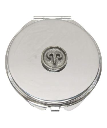Aries Zodiac Compact Mirror Handbag Gift With Free Engraving 12