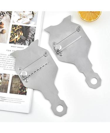 Stainless Steel Adjustable Cheese Shaver - Perfect for Chocolate Cake & Truffles | Sharp Blade Kitchen Tool - Buy Online on GoSupps.com