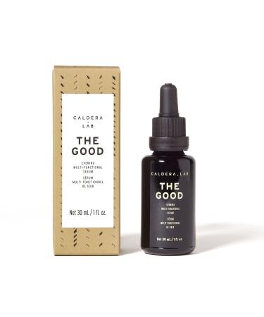 Caldera + Lab The Good | Men's Organic Moisturizing Face Serum for Dry Sensitive & Normal Skin Vegan Natural & Antioxidant Packed Skincare Facial Oil