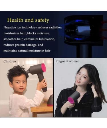 Cold/Hot Cordless Hair Dryer Portable Rechargeable Blow Dryer High-Speed Travel Hair Dryer Low Noise Home Hair Dryer for Women and Men - Buy Online on GoSupps.com