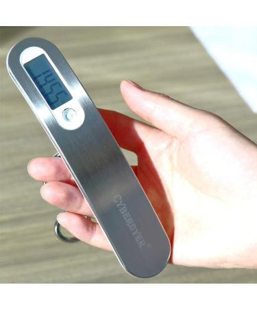 110 lbs Digital Bow Scale | Recurve Archery & Hunting Poundage Scale with LCD Display (Silver) - Buy Online on GoSupps.com
