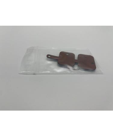 Custom Engraved Copter Farm Dog Brand Bag - Art & Real Leather Rectangle Design for Dogs | Personalize with Push Button | Unique Brown Collar Accessory - Buy Online on GoSupps.com