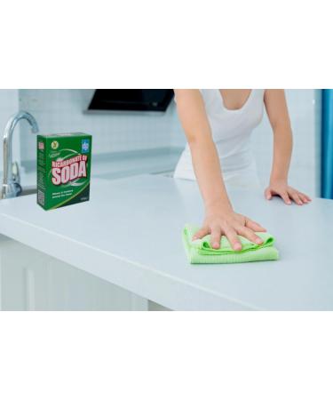 Pkge 500g Bicarbonate of Soda | Tackle Tough Stains Eliminate Odors and Laundry Booster | Ideal for Sinks Countertops to Bathroom Tiles and Oven Interiors (Pack of 3) - Buy Online on GoSupps.com