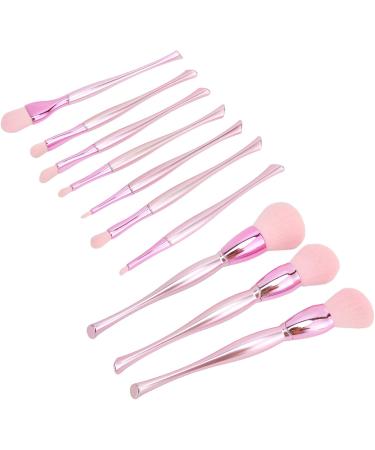 Verdant Touch 10 Pcs Professional Makeup Brush Set Foundation Concealer Powder Blush Eyeshadow Brush Set for Daily Makeup - Buy Online on GoSupps.com