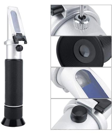 Joyzan Salinometer Salinity Refractometer Handheld Salt Level Analyzer 0 100% Reader with Digital Display Checker Accurate Measurement Readings for Aquariums Aquatic Environments Pools Testing Tool - Buy Online on GoSupps.com