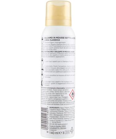  Pantene Classic Line Foaming Conditioner 140ml - Buy Online on GoSupps.com