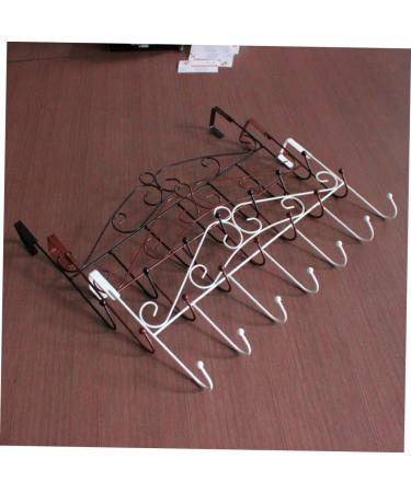 Alipis Over Door Clothes Hanger Rack Ceiling Hook Adhesive Hooks Hanging Hooks Hook up Ordinary Locker medium White - Buy Online on GoSupps.com