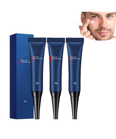 RENTANAC East Moon Mens Cool Tender Eye Cream, Instant Firm Eye Tightener Eye Bag Cream, Anti Aging Eye Cream Under Eye, Awaken Peptide Depuffing Eye Gel, Reduces Puffiness