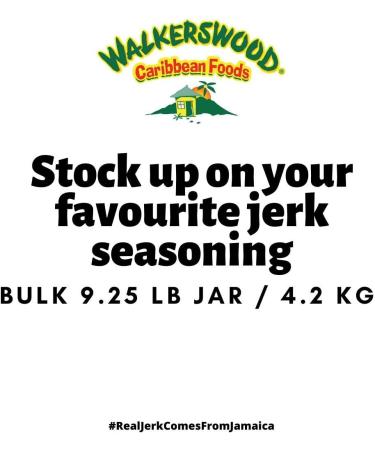 Walkerswood Jamaican Jerk Seasoning 9.52-Pound Jumbo Can - Buy Online on GoSupps.com